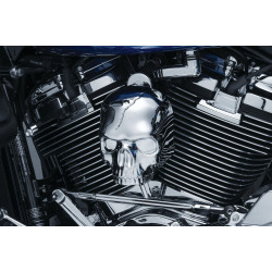 PartzBiz HD KA5730 - Kuryakyn 5730 Chrome 3D Skull Horn Cover for Harley Waterfall Horn 17-18 PartzBiz HD KA5730 - Kuryakyn 5730 Chrome 3D Skull Horn Cover for Harley Waterfall Horn 17-18