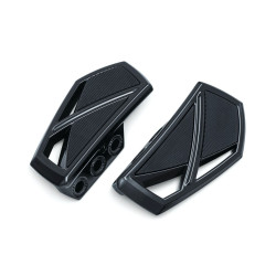 PartzBiz HD KA5773 - Kuryakyn 5773 Gloss Black Phantom Mini Driver or Passenger Floorboards Harley 1621-0898 16210898 PartzBiz HD KA5773 - Kuryakyn 5773 Gloss Black Phantom Mini Driver or Passenger Floorboards Harley 1621-0898 16210898