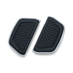 PartzBiz HD KA5902 - Kuryakyn 5902 Chrome Hex Passenger Floor Board Inserts 86-19 Harley Touring FL 16210901 1621-0901 486910 PartzBiz HD KA5902 - Kuryakyn 5902 Chrome Hex Passenger Floor Board Inserts 86-19 Harley Touring FL 16210901 1621-0901 486910