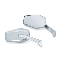 PartzBiz HD KA5918 - Kuryakyn 5918 Chrome Hex Right/Left Mirrors Multi-Fit Direct Harley Repalcement Indian Victory 485113 PartzBiz HD KA5918 - Kuryakyn 5918 Chrome Hex Right/Left Mirrors Multi-Fit Direct Harley Repalcement Indian Victory 485113