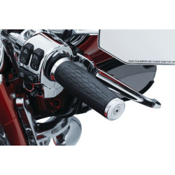 PartzBiz HD KA5922 - Kuryakyn 5922 Chrome 1" Hex Grips 08-19 Harley TBW Wire Throttle | 5922 PartzBiz HD KA5922 - Kuryakyn 5922 Chrome 1" Hex Grips 08-19 Harley TBW Wire Throttle | 5922