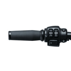 PartzBiz HD KA5941 - Kuryakyn 5941 Gloss Black Hand Grips Harley Dual Cable Throttle 84-19 PartzBiz HD KA5941 - Kuryakyn 5941 Gloss Black Hand Grips Harley Dual Cable Throttle 84-19