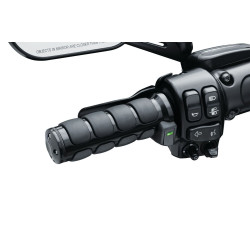 PartzBiz HD KA6473 - Kuryakyn 6473 Black Heated ISO Handlebar Grips Harley Dual Cable Throttle 96-20 PartzBiz HD KA6473 - Kuryakyn 6473 Black Heated ISO Handlebar Grips Harley Dual Cable Throttle 96-20