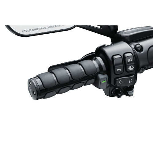 PartzBiz HD: 4412955-Kuryakyn 6473 Black Heated ISO Handlebar Grips Harley Dual Cable Throttle 96-20 PartzBiz HD: 4412955-Kuryakyn 6473 Black Heated ISO Handlebar Grips Harley Dual Cable Throttle 96-20