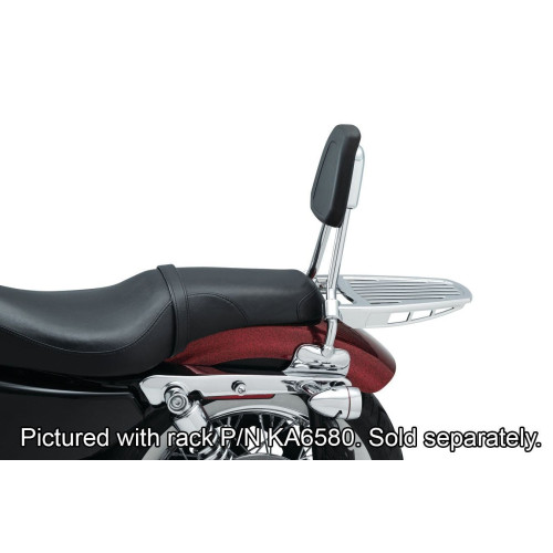 PartzBiz HD: 4412920-Kuryakyn 6582 Chrome Sissy Bar Backrest Harley Davidson Sportster XL 04-20
