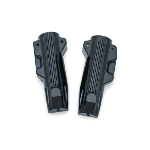 PartzBiz HD: 4412864-Kuryakyn 7147 Gloss Black Lower Fork Cover Accents 14-18 Harley Touring FLH/T 411938 PartzBiz HD: 4412864-Kuryakyn 7147 Gloss Black Lower Fork Cover Accents 14-18 Harley Touring FLH/T 411938