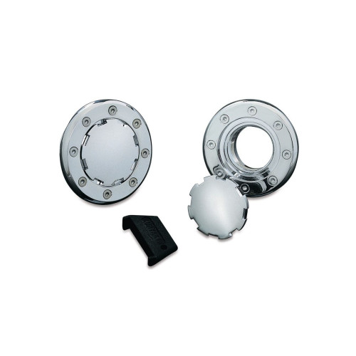 PartzBiz HD: 4412875-Kuryakyn 7434 Chrome Flush Mount Gas Cap Screw Type Tanks 82-20 PartzBiz HD: 4412875-Kuryakyn 7434 Chrome Flush Mount Gas Cap Screw Type Tanks 82-20
