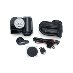 PartzBiz HD KA7463 - Kuryakyn 7463 Black Super Deluxe Wolo Bad Boy Air Horn Kit 118db Harley 92-Up PartzBiz HD KA7463 - Kuryakyn 7463 Black Super Deluxe Wolo Bad Boy Air Horn Kit 118db Harley 92-Up