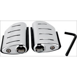 PartzBiz HD KA7597 - Kuryakyn 7597 Chrome Trident Dually ISO-Pegs without Adapters Universal Fitment PartzBiz HD KA7597 - Kuryakyn 7597 Chrome Trident Dually ISO-Pegs without Adapters Universal Fitment