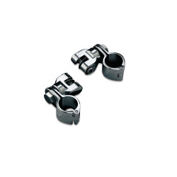 PartzBiz HD KA7944 - Kuryakyn 7944 Chrome Peg Mounts w/ 1-1/4" Magnum Quick Clamps & Clevis Harley PartzBiz HD KA7944 - Kuryakyn 7944 Chrome Peg Mounts w/ 1-1/4" Magnum Quick Clamps & Clevis Harley