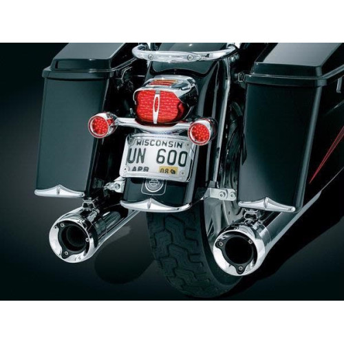 PartzBiz HD: 4412794-Kuryakyn 8640 Chrome Rear Fender Accent Bezel Trim Harley 04-08 FLH/FLT PartzBiz HD: 4412794-Kuryakyn 8640 Chrome Rear Fender Accent Bezel Trim Harley 04-08 FLH/FLT