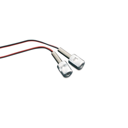 PartzBiz HD: 4412788-Kuryakyn 9199 Chrome L.E.D. License Plate Bolt Lights Pair Universal 12 Volt PartzBiz HD: 4412788-Kuryakyn 9199 Chrome L.E.D. License Plate Bolt Lights Pair Universal 12 Volt