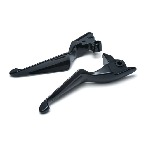 PartzBiz HD: 4412693-Kuryakyn Gloss Black Boss Levers Brake & Hydraulic Clutch Levers for Harley 14-16 | 1849 PartzBiz HD: 4412693-Kuryakyn Gloss Black Boss Levers Brake & Hydraulic Clutch Levers for Harley 14-16 | 1849