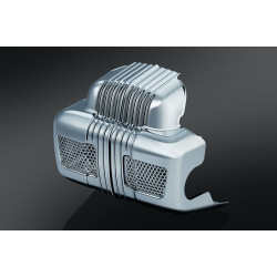 PartzBiz HD KA7677 - ฝาครอบปั้มน้ำหล่อเย็น Kuryakyn Chrome สำหรับ Harley Touring FLH/T Twin Cooled รุ่น | 7677 PartzBiz HD KA7677 - ฝาครอบปั้มน้ำหล่อเย็น Kuryakyn Chrome สำหรับ Harley Touring FLH/T Twin Cooled รุ่น | 7677