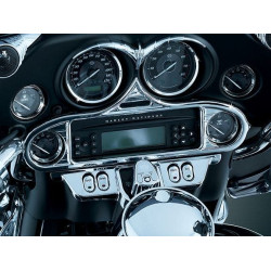 PartzBiz HD KA7229 - Kuryakyn Chrome Dress-up Inner Fairing Package for Harley FLH/FLT | 7229