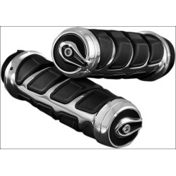 PartzBiz HD KA6350 - Kuryakyn Chrome Kinetic Grip | 6350 PartzBiz HD KA6350 - Kuryakyn Chrome Kinetic Grip | 6350