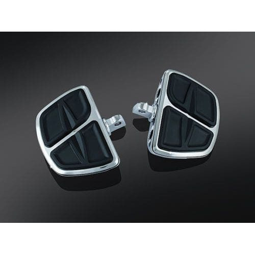 PartzBiz HD: 4412515-Kuryakyn Chrome Kinetic Mini Boards w/ Male Mount Adapters Harley Goldwing