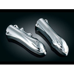PartzBiz HD KA8634 - Kuryakyn Chrome Lower Leg Covers for 08-up FLST Models | 8634 PartzBiz HD KA8634 - Kuryakyn Chrome Lower Leg Covers for 08-up FLST Models | 8634