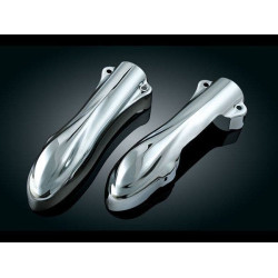PartzBiz HD KA8632 - Kuryakyn Chrome Lower Leg Covers for 86-99 FLST Models | 8632 PartzBiz HD KA8632 - Kuryakyn Chrome Lower Leg Covers for 86-99 FLST Models | 8632