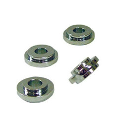 PartzBiz HD MU41349 - Mid USA 41349 Solid Mount Adapter Kit Handlebar Risers Harley Big Twin Models Touring bagger Dresser Softail Dyna FLHT FLHX FLHR FLTR FXD FLST FXST