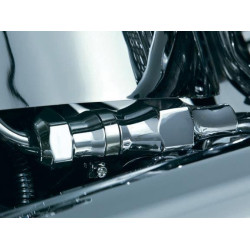 PartzBiz HD KA7203 - ฝาปิดท่อน้ำมัน Kuryakyn Chrome สำหรับรุ่น Softail | 7203