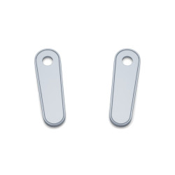 PartzBiz HD KA9396 - Kuryakyn Chrome Passenger Board Block Off Plates for '93-'18 FLH/T Touring & Trike PartzBiz HD KA9396 - Kuryakyn Chrome Passenger Board Block Off Plates for '93-'18 FLH/T Touring & Trike