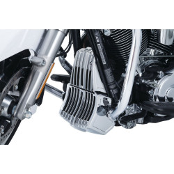 PartzBiz HD KA6417 - Kuryakyn Chrome Precision Oil Cooler Accent Cover Harley Milwaukee M8 2017 6417 2017-2019 Harley-Davidson Electra Glides; Road Glides; Road Kings; Street Glides & Trikes (Water Cooled) with Milwaukee-Eight Engines PartzBiz HD KA6417 - Kuryakyn Chrome Precision Oil Cooler Accent Cover Harley Milwaukee M8 2017 6417 2017-2019 Harley-Davidson Electra Glides; Road Glides; Road Kings; Street Glides & Trikes (Water Cooled) with Milwaukee-Eight Engines