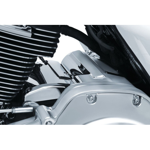 PartzBiz HD: 4412444-Kuryakyn Chrome Precision Starter Accent Cover Harley Milwaukee M8 2017 6416