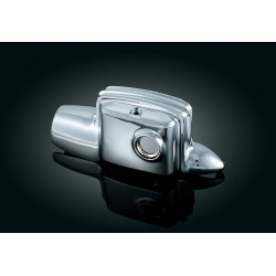 PartzBiz HD KA8653 - ฝาครอบแม่ปั๊มเบรคหลัง Kuryakyn Chrome สำหรับ Harley 08-up Touring | 8653