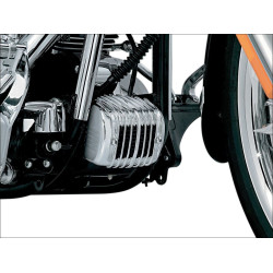 PartzBiz HD KA7839 - ฝาครอบเรกูเลเตอร์ Chrome Kuryakyn สำหรับรุ่น '01-'17 Harley Softail