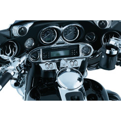 PartzBiz HD KA7746 - Kuryakyn Chrome Speedometer Gauge Brow Bezel for Harley FLH 96-13 | 7746 PartzBiz HD KA7746 - Kuryakyn Chrome Speedometer Gauge Brow Bezel for Harley FLH 96-13 | 7746