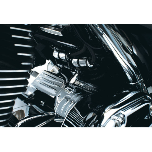 PartzBiz HD: 4412406-ฝาครอบ Kuryakyn Chrome Starter Mount สำหรับ Harley FLH/T Touring 09-15 7779 PartzBiz HD: 4412406-ฝาครอบ Kuryakyn Chrome Starter Mount สำหรับ Harley FLH/T Touring 09-15 7779