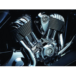 PartzBiz HD KA5641 - Kuryakyn Chrome Tappet Block Accents for Indain 2014 - 5641 PartzBiz HD KA5641 - Kuryakyn Chrome Tappet Block Accents for Indain 2014 - 5641