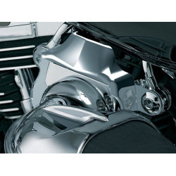 PartzBiz HD KA7246 - ฝาครอบเรือนปีกผีเสื้อ Kuryakyn Chrome สำหรับ Harley Twin Cam รุ่นที่มีไฮเปอร์ชาร์จเจอร์ | 7246