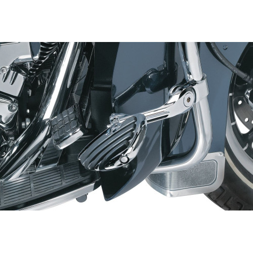 PartzBiz HD: 4412384-Kuryakyn Chrome Avg Rider Tour Tech Cruise Peg 1/4" Mounts Long 6" ISO Wing Pegs | 4528