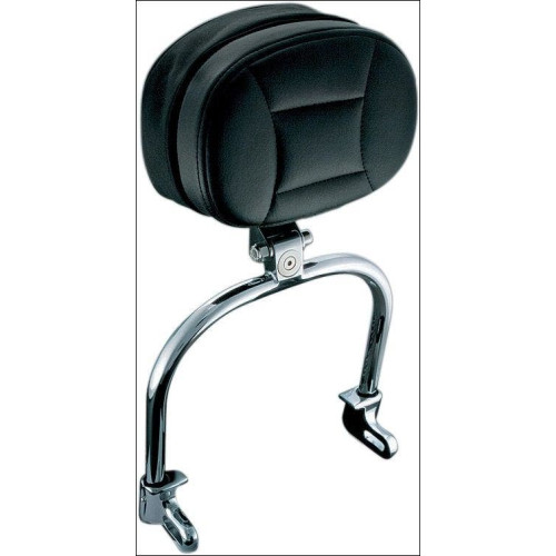 PartzBiz HD: 4412323-Kuryakyn Chrome Adjustable/Quick-Detach Driver Backrest for Harley Softail