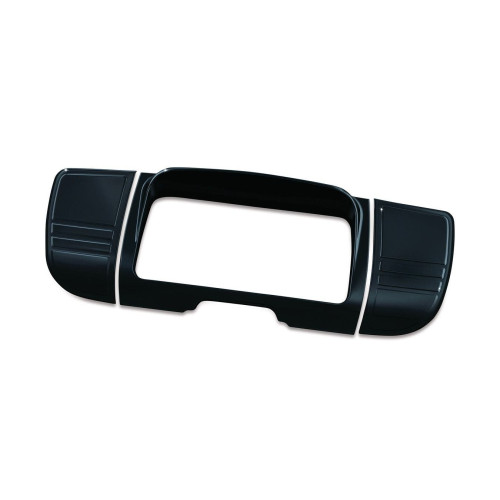 PartzBiz HD: 4412236-Kuryakyn Gloss Black Deluxe Tri-Line Stereo Trim สำหรับ Harley Touring & Trike 14-17 PartzBiz HD: 4412236-Kuryakyn Gloss Black Deluxe Tri-Line Stereo Trim สำหรับ Harley Touring & Trike 14-17