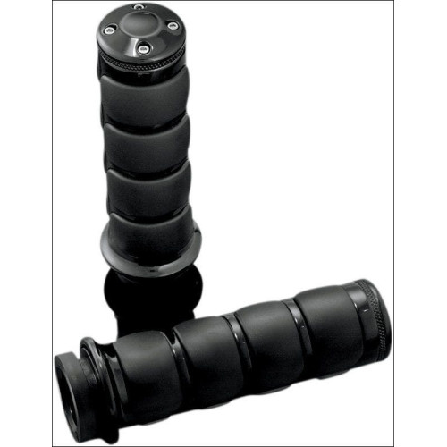 PartzBiz HD: 4412240-Kuryakyn ISO-Grips สีดำเงา สำหรับ Honda Triumph PartzBiz HD: 4412240-Kuryakyn ISO-Grips สีดำเงา สำหรับ Honda Triumph