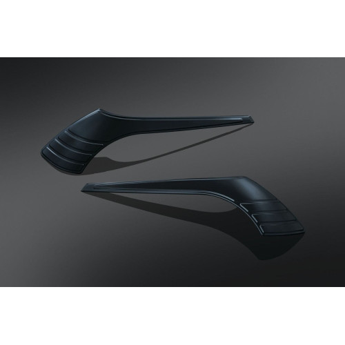 PartzBiz HD: 4412196-Kuryakyn Gloss Black Tri Line ฝาปิดกระเป๋าข้างสำหรับ Harley Touring Models | 6973