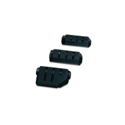 PartzBiz HD KA7567 - Kuryakyn 7567 Gloss Black Trident Dually ISO-Pegs without Adapters Universal Fitment PartzBiz HD KA7567 - Kuryakyn 7567 Gloss Black Trident Dually ISO-Pegs without Adapters Universal Fitment