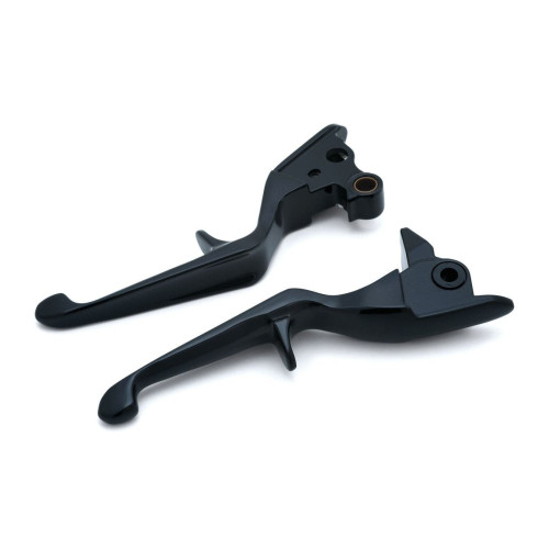 PartzBiz HD: 4412201-Kuryakyn Gloss Black Trigger Hand Levers สำหรับ Harley Touring 08-13 สายคลัทช์ 1846 PartzBiz HD: 4412201-Kuryakyn Gloss Black Trigger Hand Levers สำหรับ Harley Touring 08-13 สายคลัทช์ 1846
