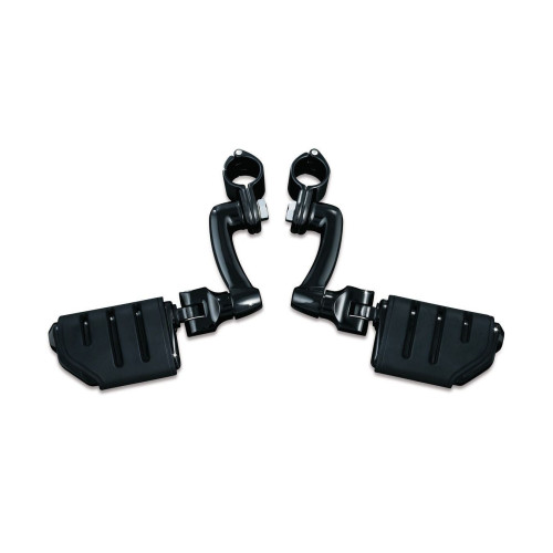 PartzBiz HD: 4412163-Kuryakyn Black Longhorn Offset Dually Highway ISO Pegs 1-1/4" Engine Guard Bars | 7599 PartzBiz HD: 4412163-Kuryakyn Black Longhorn Offset Dually Highway ISO Pegs 1-1/4" Engine Guard Bars | 7599