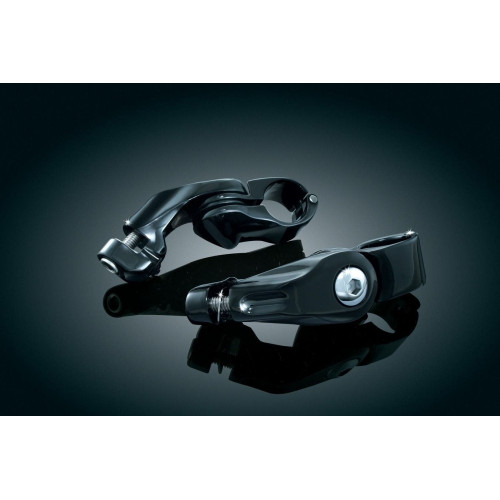 PartzBiz HD: 4412168-Kuryakyn Black Tour Tech Tall Rider Cruise Peg Mounts (Short) 4" For 1-1/4" Bar | 7574 PartzBiz HD: 4412168-Kuryakyn Black Tour Tech Tall Rider Cruise Peg Mounts (Short) 4" For 1-1/4" Bar | 7574