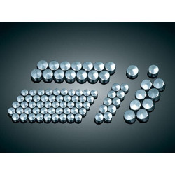 PartzBiz HD KA2450 - Kuryakyn 2450 Chrome Kool Kaps Kit Harley Twin Cam & Evo Models 84 Piece | 2450 PartzBiz HD KA2450 - Kuryakyn 2450 Chrome Kool Kaps Kit Harley Twin Cam & Evo Models 84 Piece | 2450