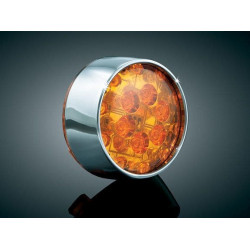 PartzBiz HD KA5442 - Kuryakyn L.E.D. Front Turn Signal Inserts Bullet Style Amber | 5442 PartzBiz HD KA5442 - Kuryakyn L.E.D. Front Turn Signal Inserts Bullet Style Amber | 5442