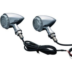PartzBiz HD KA2507 - Kuryakyn Matte Black Torpedo Style Rear Run-Turn-Brake L.E.D Lights PartzBiz HD KA2507 - Kuryakyn Matte Black Torpedo Style Rear Run-Turn-Brake L.E.D Lights