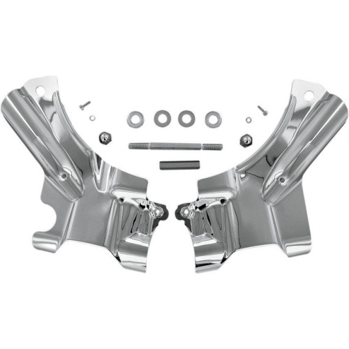 PartzBiz HD: 4412029-Kuryakyn Chrome Frame Neck Covers for Harley Softail Models 07-16 FLST FLS FLSTF | 7833
