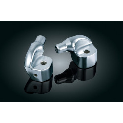 PartzBiz HD KA8848 - Kuryakyn Chrome Rear Tapered Peg Adapters for Can-Am PartzBiz HD KA8848 - Kuryakyn Chrome Rear Tapered Peg Adapters for Can-Am