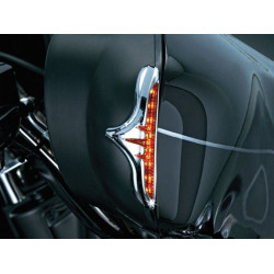 PartzBiz HD KA3724 - Kuryakyn Run-Turn Edge Chrome Accents for Harley Batwing Fairing (ea) | 3724 PartzBiz HD KA3724 - Kuryakyn Run-Turn Edge Chrome Accents for Harley Batwing Fairing (ea) | 3724