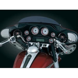 PartzBiz HD KA3782 - Kuryakyn Chrome Small 2" Deluxe Gauge Bezels Rings for Harley FLH/T 86-13 | 3782 PartzBiz HD KA3782 - Kuryakyn Chrome Small 2" Deluxe Gauge Bezels Rings for Harley FLH/T 86-13 | 3782